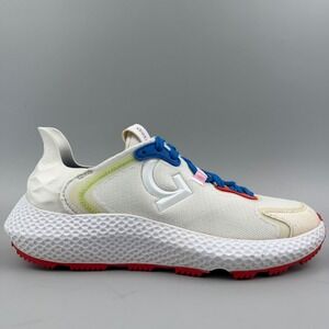 G/Fore MG4X2 Womens Size 8.5 White Beige Blue Hybrid Golf Shoes Sneakers
